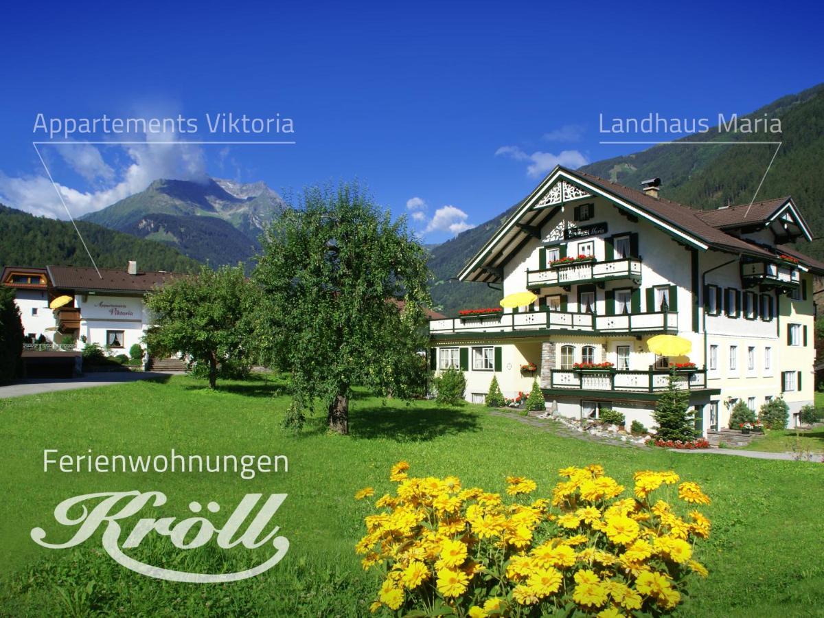 Ferienwohnungen Kroll - Appartements Viktoria Und Landhaus Maria Mayrhofen Kültér fotó